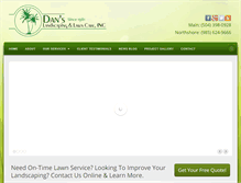 Tablet Screenshot of danslandscaping.com